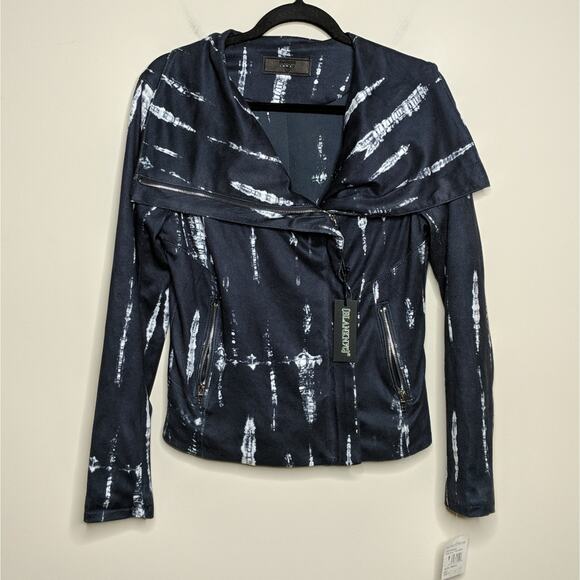 BLANKNYC Tie Dye Faux Suede Jacket - Size S - NWT - Picture 1 of 14
